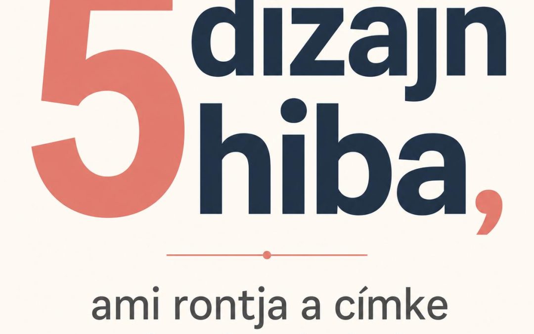 5 dizájn hiba, ami rontja a címke olvashatóságát