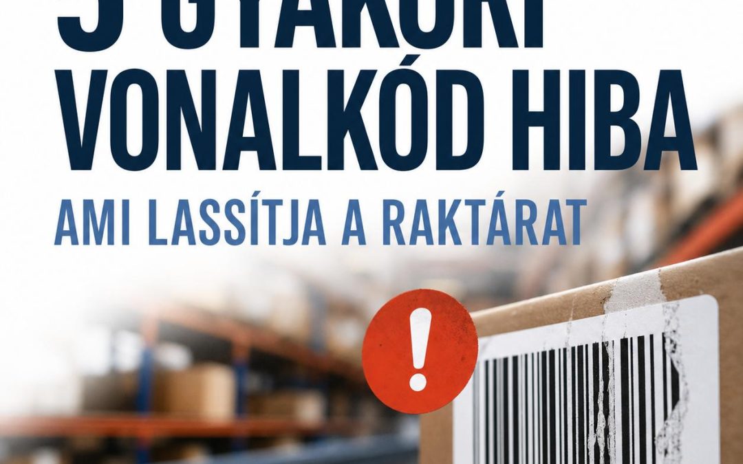 5 gyakori vonalkód hiba, ami lassítja a raktárat