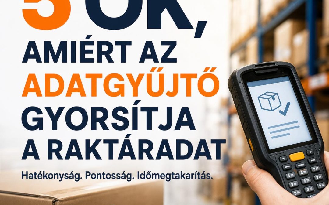 5 ok, amiért az adatgyűjtő gyorsítja a raktáradat