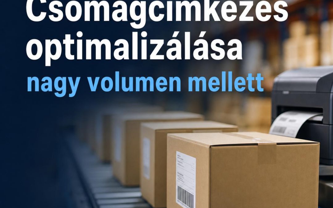 Csomagcímkézés optimalizálása nagy volumen mellett
