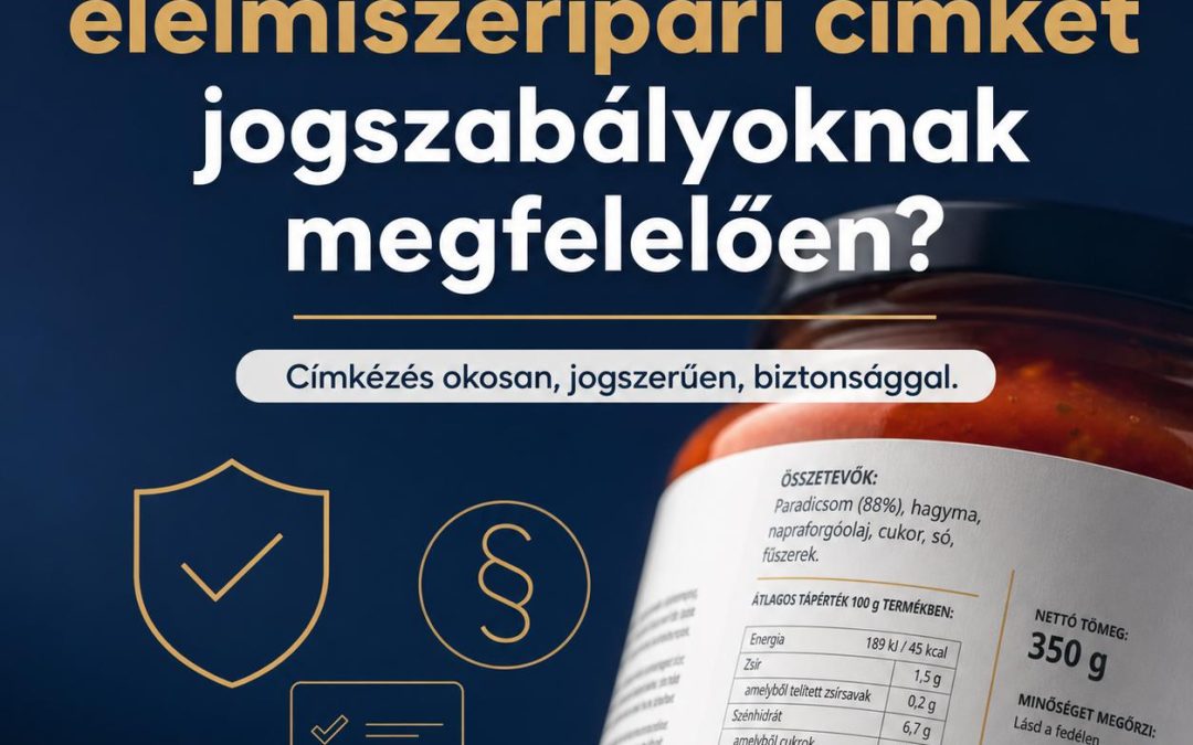 Hogyan válassz élelmiszeripari címkét jogszabályoknak megfelelően?