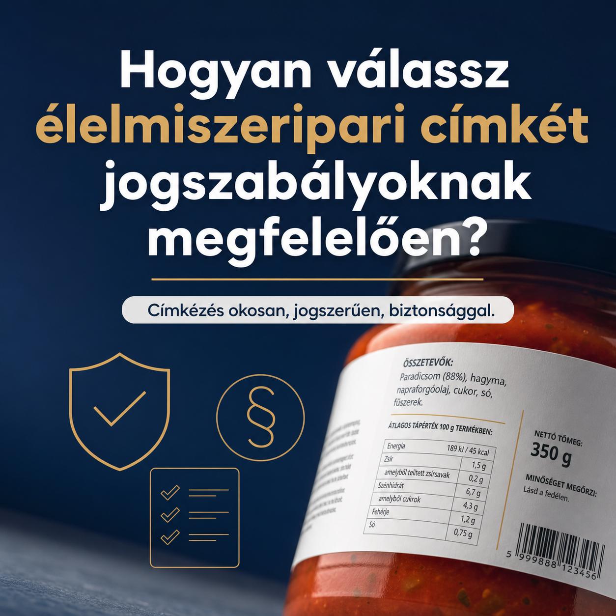 Hogyan válassz élelmiszeripari címkét jogszabályoknak megfelelően? Hogyan válassz élelmiszeripari címkét jogszabályoknak megfelelően?