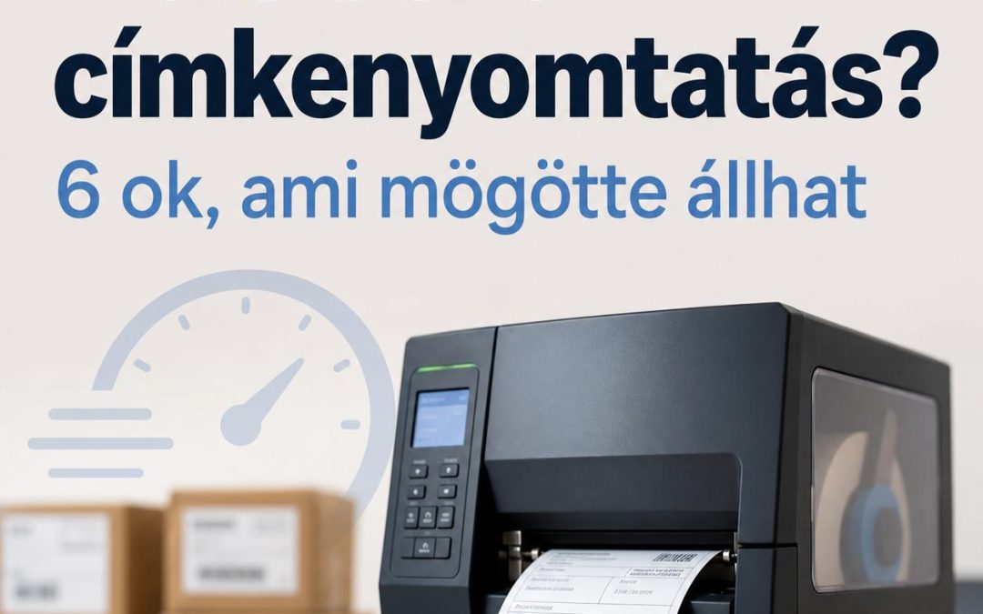 Lassú a címkenyomtatás? 6 ok, ami mögötte állhat