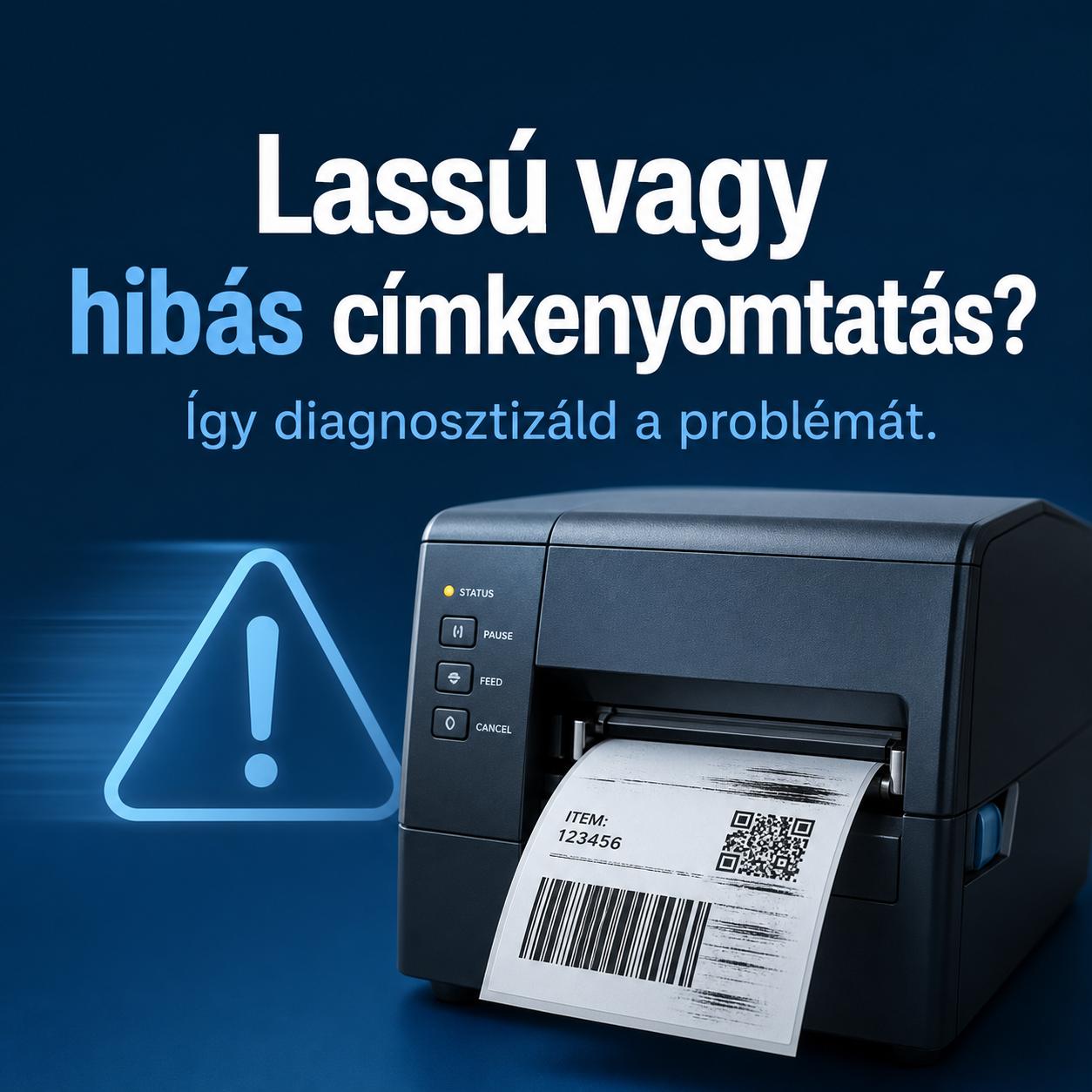Lassú vagy hibás címkenyomtatás? Így diagnosztizáld a problémát Lassú vagy hibás címkenyomtatás? Így diagnosztizáld a problémát