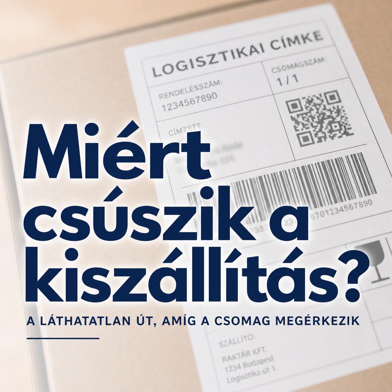 Miért csúszik a kiszállítás? A háttérben gyakran a logisztikai címke áll Miért csúszik a kiszállítás? A háttérben gyakran a logisztikai címke áll