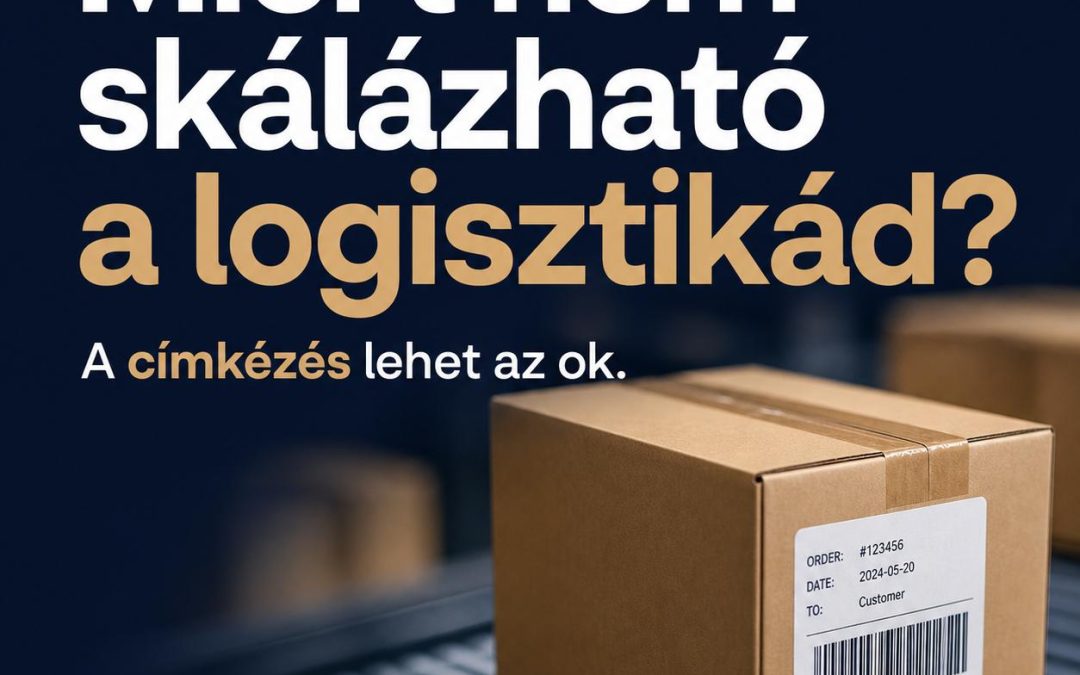 Miért nem skálázható a logisztikád? A címkézés lehet az ok