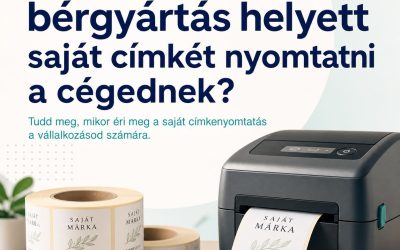 Mikor éri meg bérgyártás helyett saját címkét nyomtatni a cégednek?