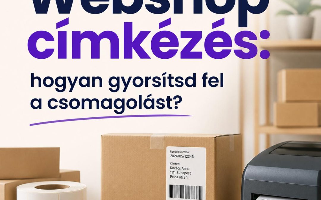 Webshop címkézés: hogyan gyorsítsd fel a csomagolást?