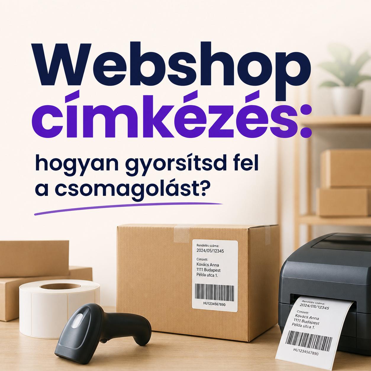 Webshop címkézés: hogyan gyorsítsd fel a csomagolást? Webshop címkézés: hogyan gyorsítsd fel a csomagolást?