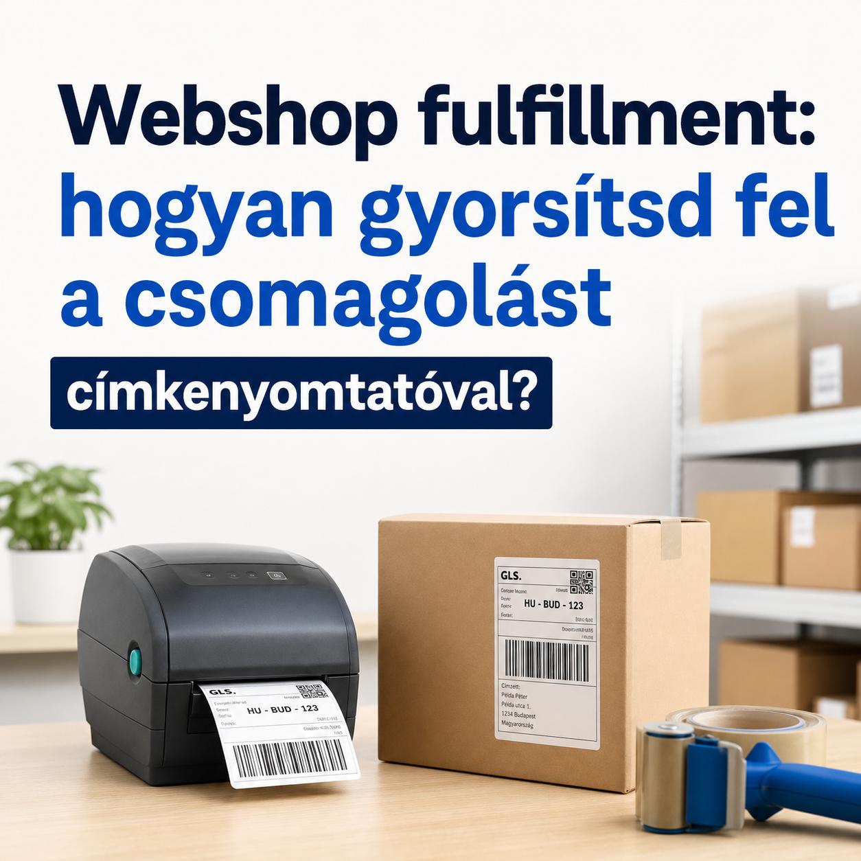 Webshop fulfillment: hogyan gyorsítsd fel a csomagolást címkenyomtatóval? Webshop fulfillment: hogyan gyorsítsd fel a csomagolást címkenyomtatóval?