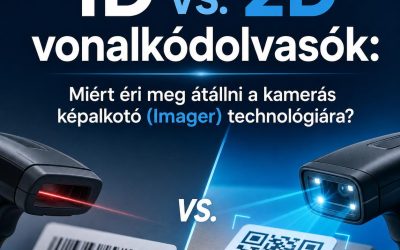 1D vs. 2D vonalkódolvasók: Miért éri meg átállni a kamerás képalkotó (Imager) technológiára?
