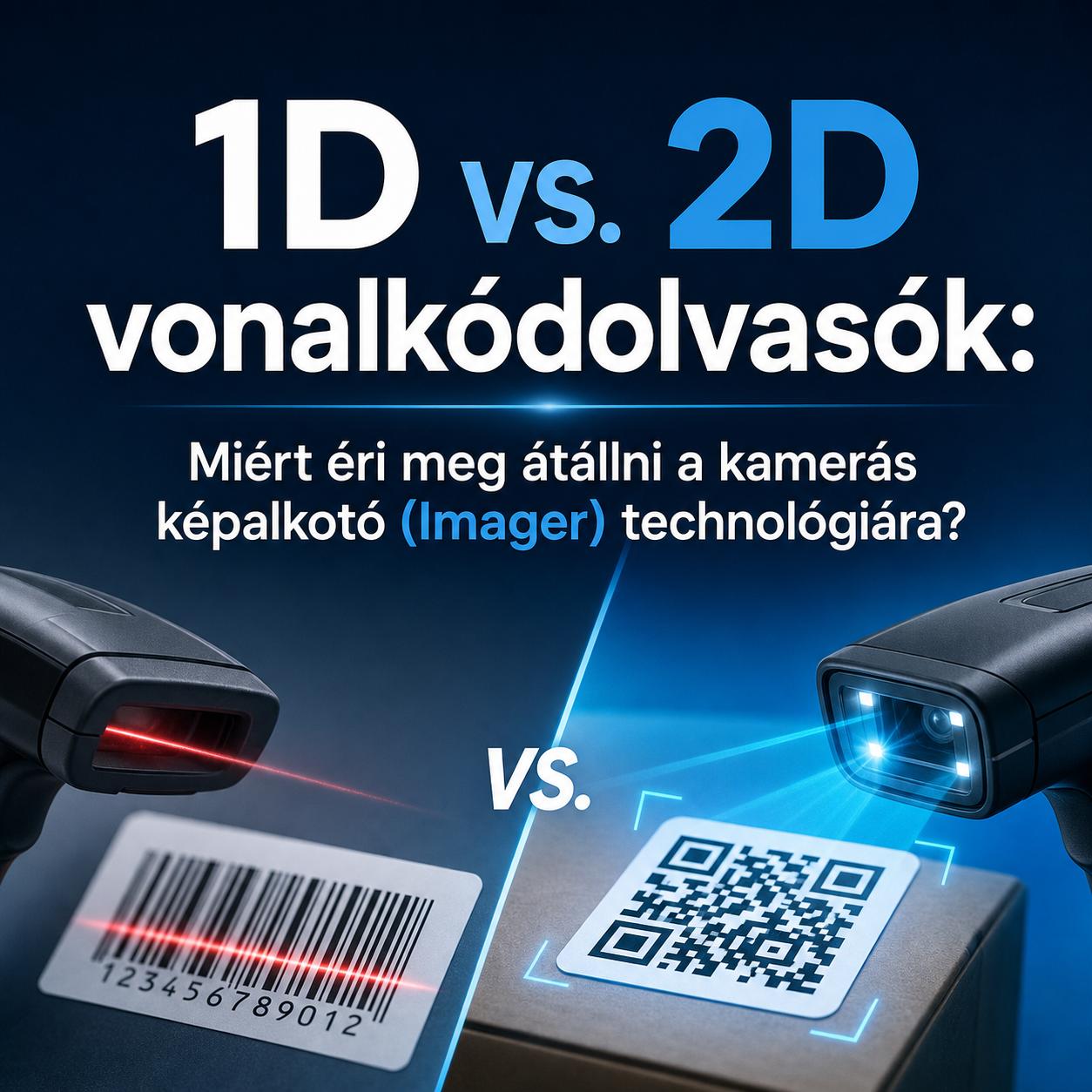 1D vs. 2D vonalkódolvasók: Miért éri meg átállni a kamerás képalkotó (Imager) technológiára? 1D vs. 2D vonalkódolvasók: Miért éri meg átállni a kamerás képalkotó (Imager) technológiára?