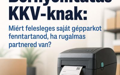 Bérnyomtatás KKV-knak: Miért felesleges saját gépparkot fenntartanod, ha rugalmas partnered van?