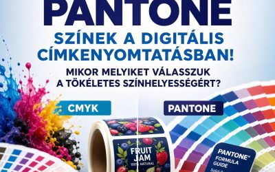 CMYK vs. Pantone színek a digitális címkenyomtatásban! Mikor melyiket válasszuk a tökéletes színhelyességért?