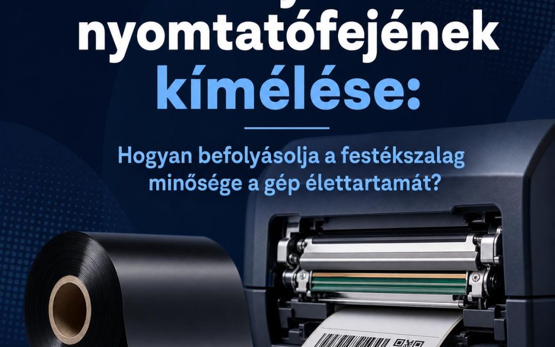 Címkenyomtató nyomtatófejének kímélése: Hogyan befolyásolja a festékszalag minősége a gép élettartamát?