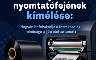 Címkenyomtató nyomtatófejének kímélése: Hogyan befolyásolja a festékszalag minősége a gép élettartamát?