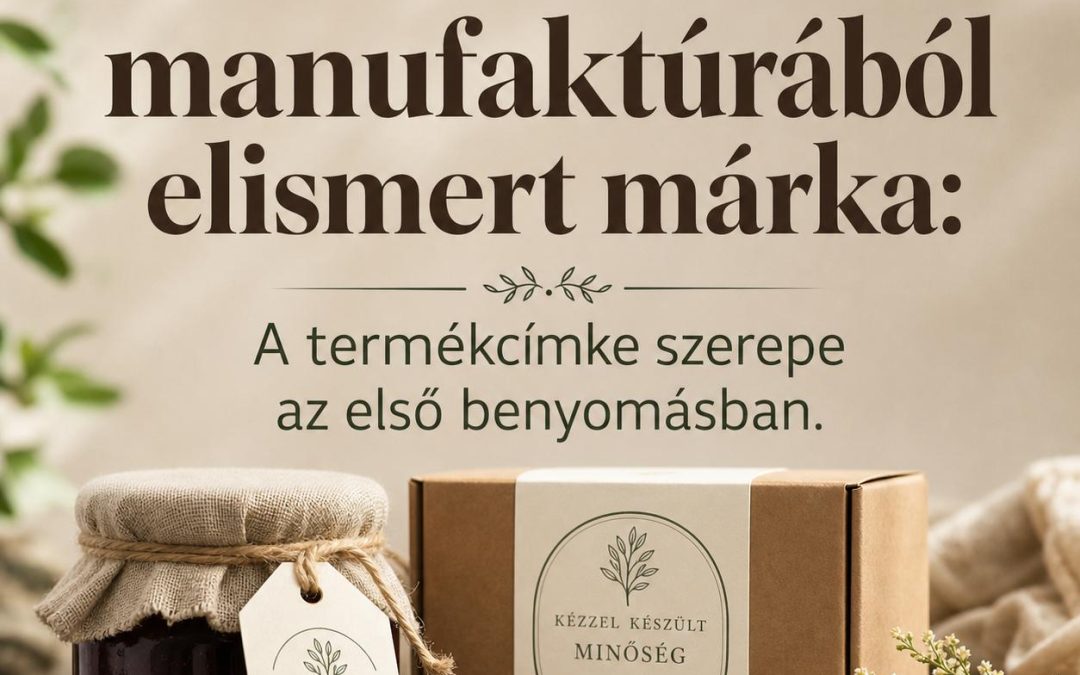 Családi manufaktúrából elismert márka: A termékcímke szerepe az első benyomásban
