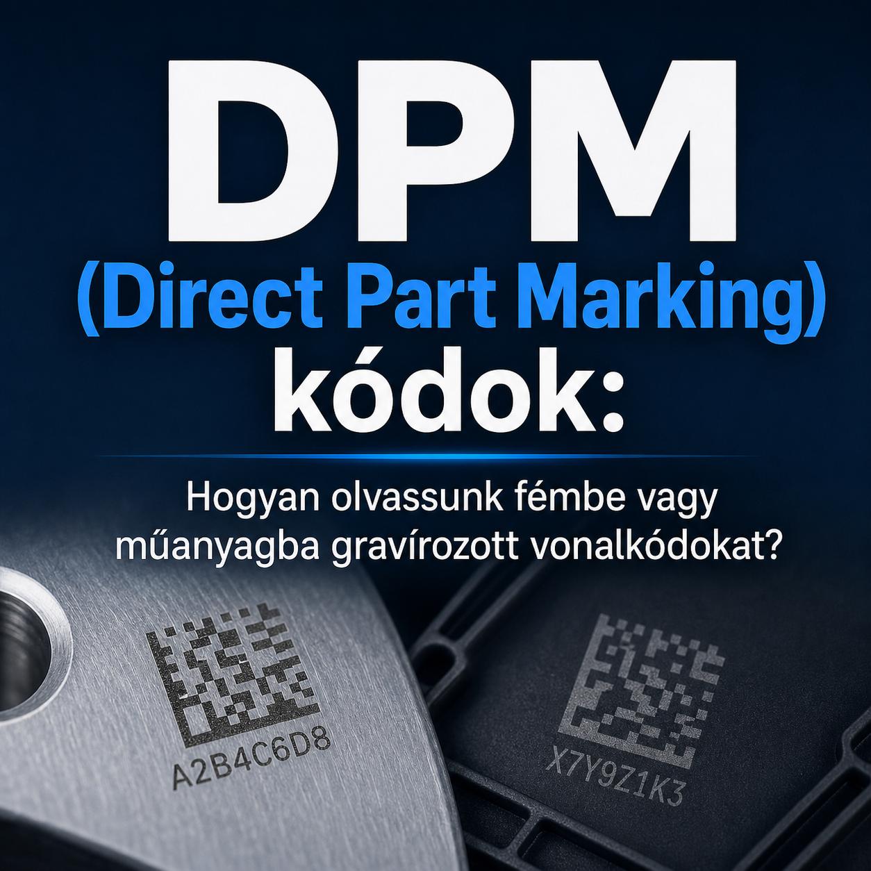 DPM (Direct Part Marking) kódok: Hogyan olvassunk fémbe vagy műanyagba gravírozott vonalkódokat? DPM (Direct Part Marking) kódok: Hogyan olvassunk fémbe vagy műanyagba gravírozott vonalkódokat?