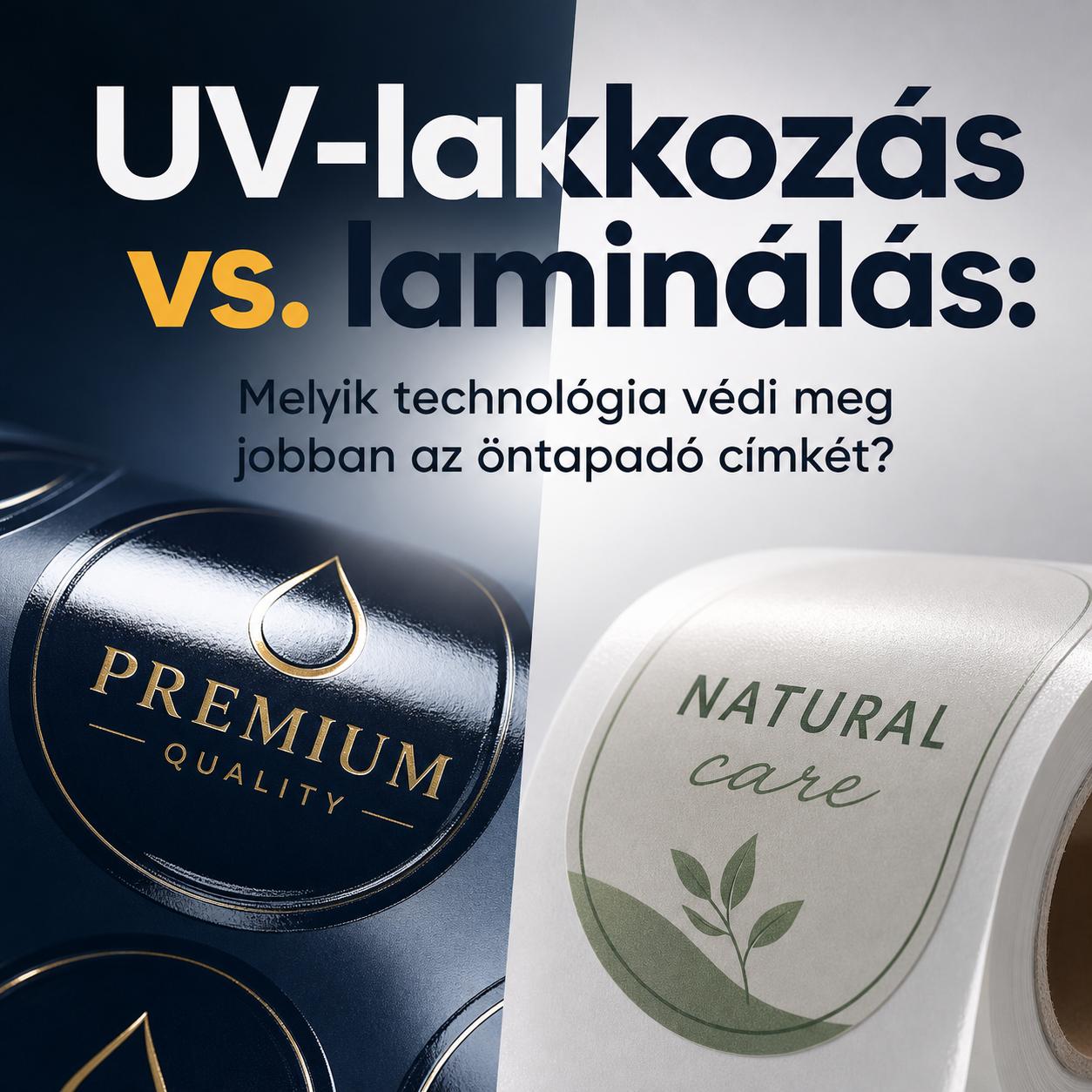 UV-lakkozás vs. laminálás: Melyik technológia védi meg jobban az öntapadó címkét? UV-lakkozás vs. laminálás: Melyik technológia védi meg jobban az öntapadó címkét?