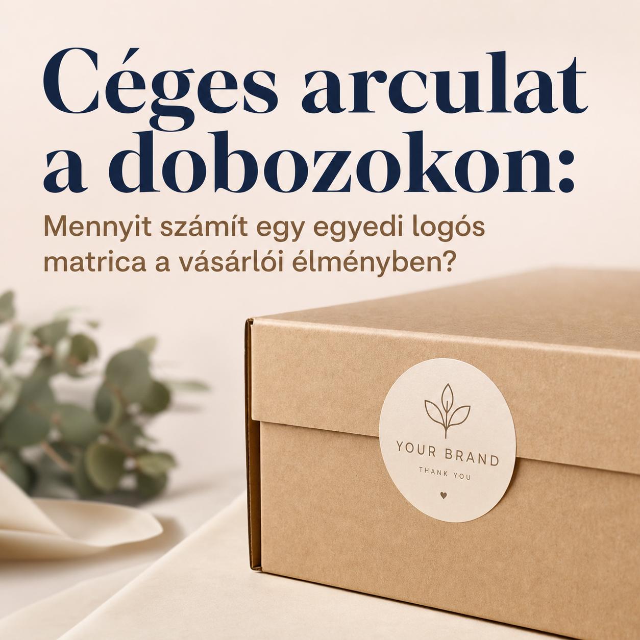 Céges arculat a dobozokon: Mennyit számít egy egyedi logós matrica a vásárlói élményben? Céges arculat a dobozokon: Mennyit számít egy egyedi logós matrica a vásárlói élményben?