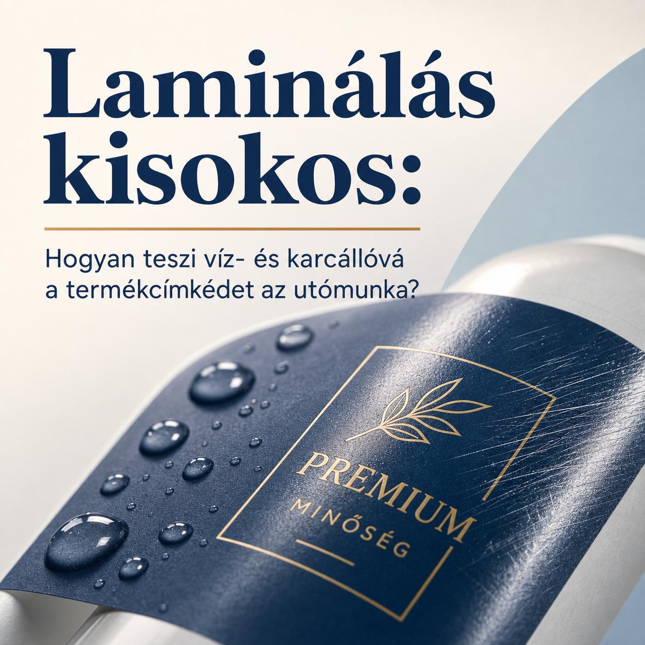 Laminálás kisokos: Hogyan teszi víz- és karcállóvá a termékcímkédet az utómunka? Laminálás kisokos: Hogyan teszi víz- és karcállóvá a termékcímkédet az utómunka?
