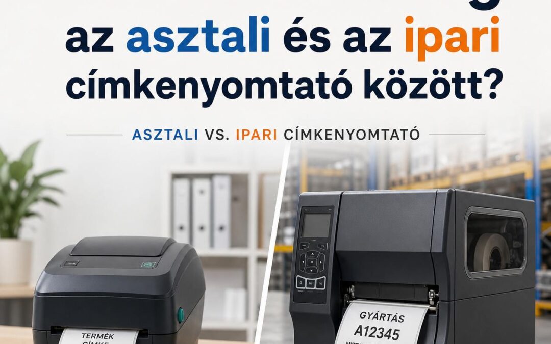 Mi a különbség az asztali és az ipari címkenyomtató között?