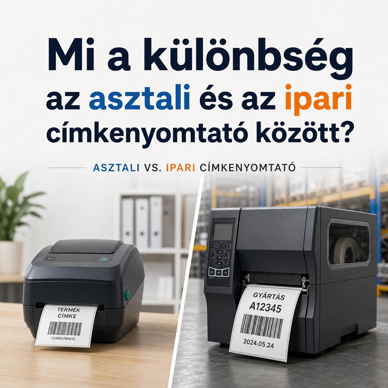 Mi a különbség az asztali és az ipari címkenyomtató között_ Mi a különbség az asztali és az ipari címkenyomtató között?