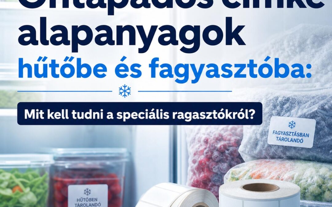 Öntapadós címke alapanyagok hűtőbe és fagyasztóba: Mit kell tudni a speciális ragasztókról?