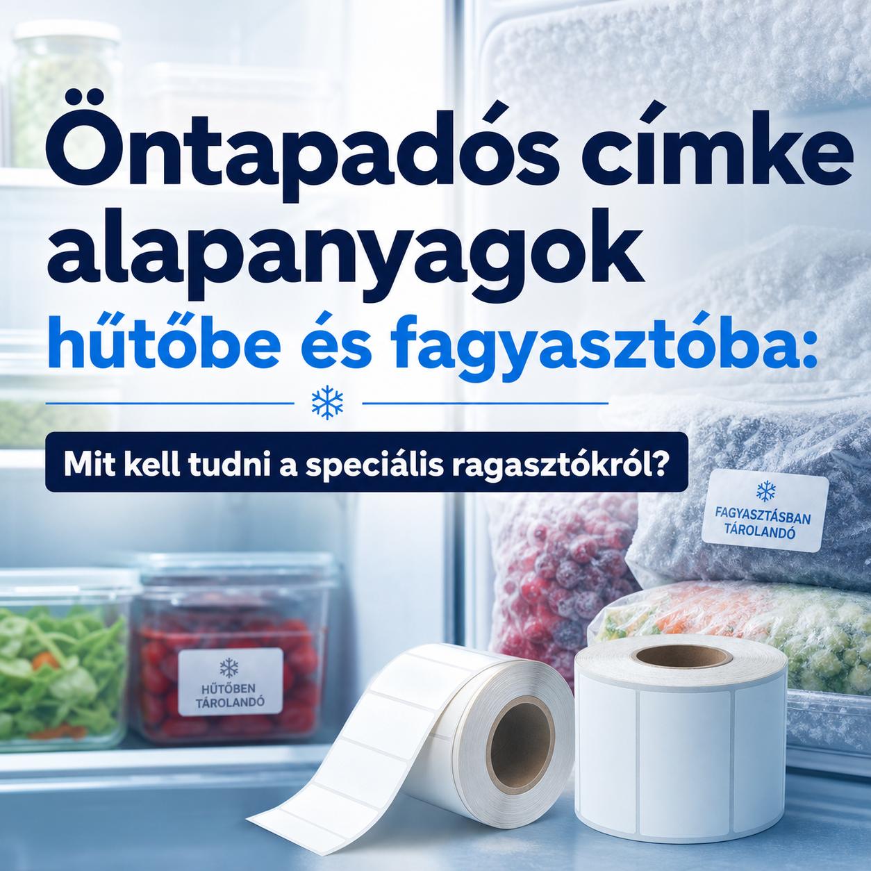 Öntapadós címke alapanyagok hűtőbe és fagyasztóba: Mit kell tudni a speciális ragasztókról? Öntapadós címke alapanyagok hűtőbe és fagyasztóba: Mit kell tudni a speciális ragasztókról?