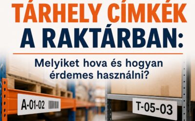 Polccímkék és tárhely címkék a raktárban: Melyiket hova és hogyan érdemes használni?