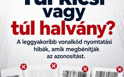 Túl kicsi vagy túl halvány? A leggyakoribb vonalkód nyomtatási hibák, amik megbénítják az azonosítást
